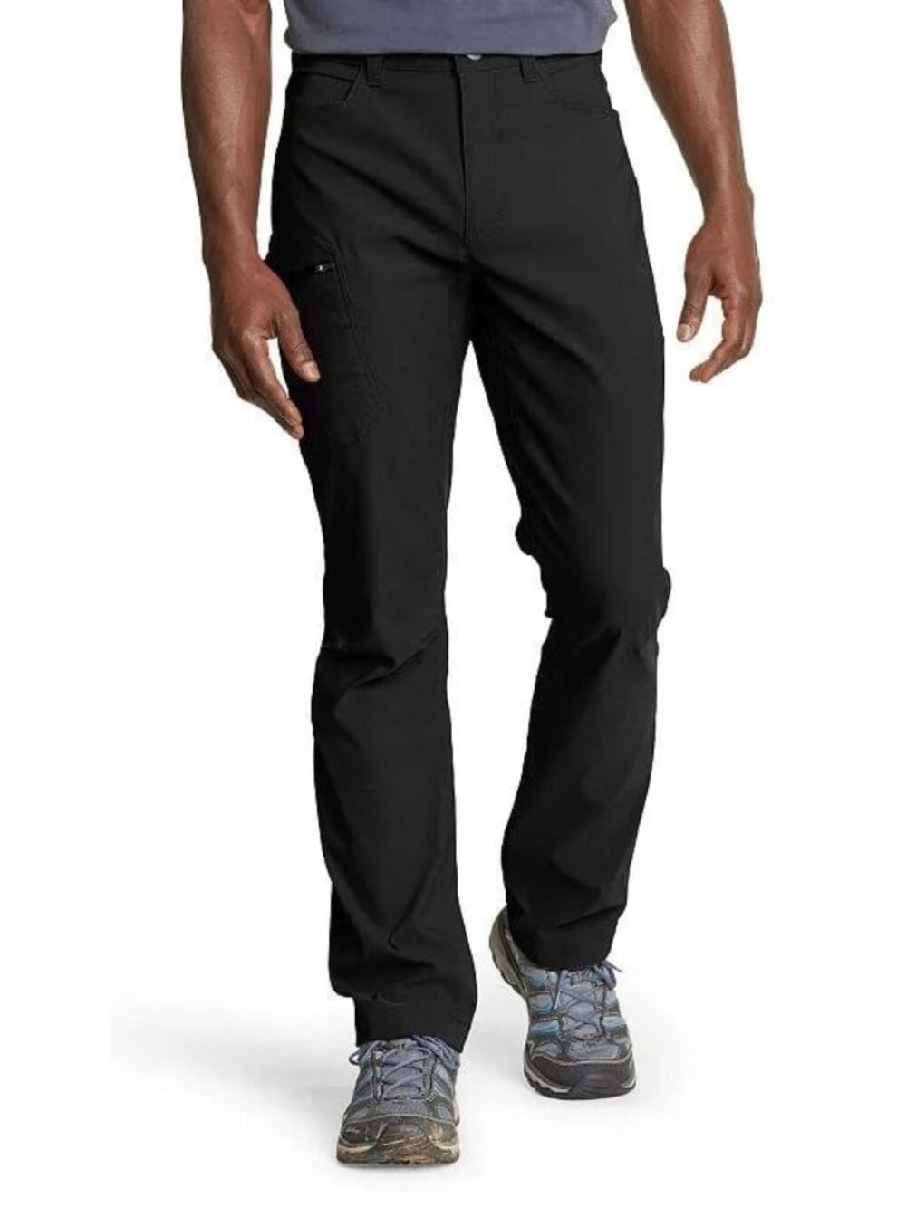 Eddie Bauer Rainier Pants Flexion Stretch Hiking UPF 50+ Size 32x30 Black NEW